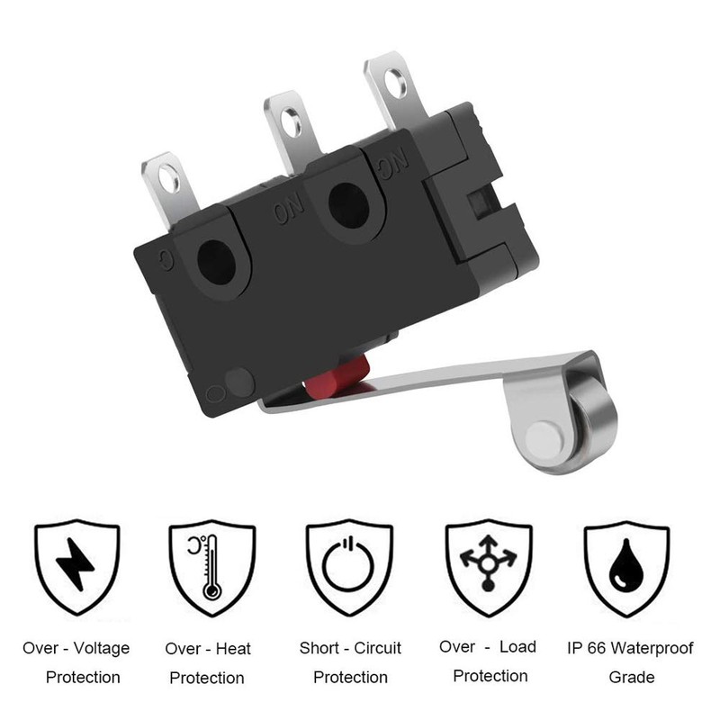 Micro Limit Switch, 12 Pcs Momentary Limit Switch SPDT 1NO
