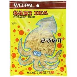 Wel Pac prepared Squid, Saki Ika, 2-Ounce (Pack of 6) by WEL PAC