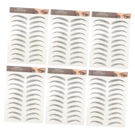 Outanaya 12pcs Waterproof Makeup Eyebrow Stickers Realistic Like Imitation for Sparse Patchy or Over-plucked Eyebrows