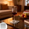 hhfvvda 4 PCS Luxury 8.5cm (3.35 Inch) Square Stainless Steel
