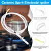 PATIKIL 3Pcs Ceramic Spark Electrode Igniter with Wire Lead Replacement