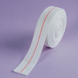 Tubular Bandages Elastic Support Bandage Tubular Stockinette Sleeve Roll Breathable Stretch Bandage for Small Limbs, Red Line 3.5CM x 10M