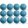 Plain Color Golf Balls 1 Dozen Blank, Non-printed (Light Blue)