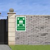Pubblimania 3 Sammelplatz Sign, Fire Safety Sign, 3 mm Thick