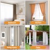 Wood Curtain Rods for Windows 48 to 84 Inches(4-7ft),1 inch