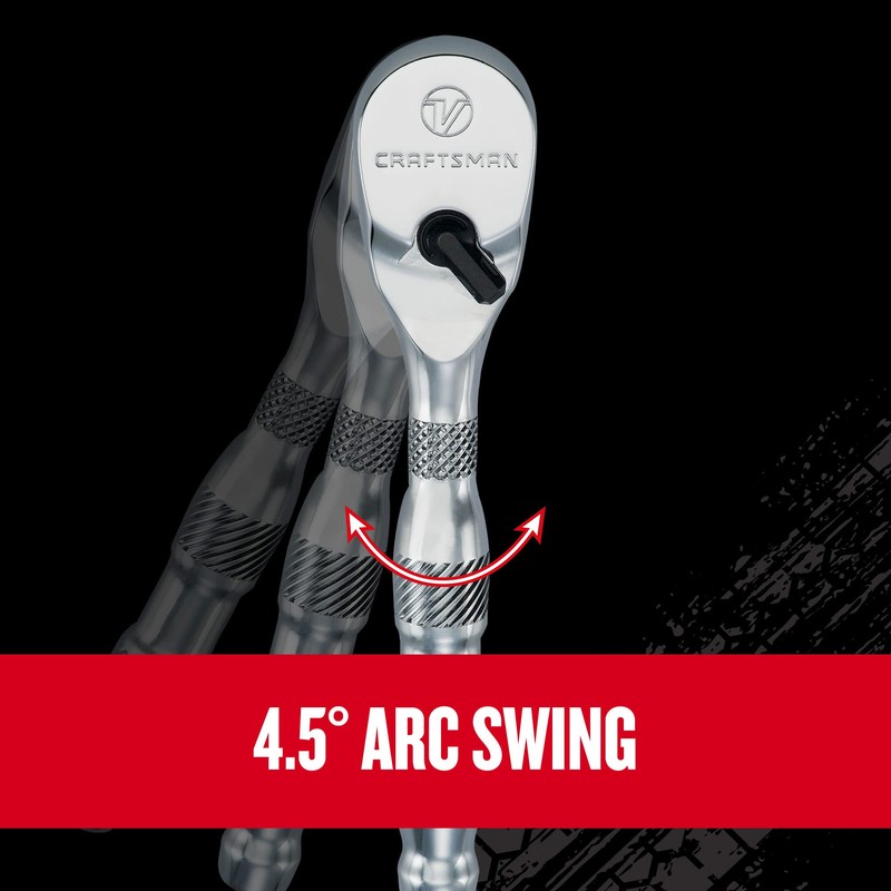 CRAFTSMAN V-SERIES Socket Set, Shallow MM, 1/4 Inch Drive, 38