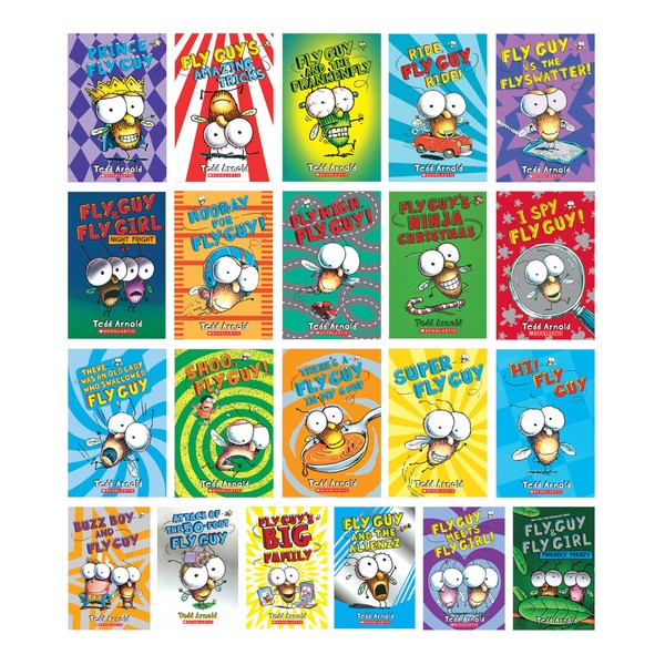 Fly Guy 1-21 Collection Complete Series Pack Set, 21 pcs
