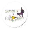 CafePress New Driver 5.5" Round Car Magnet Magnetic Bumper Display