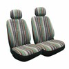 Universal Baja Inca Saddle Mexican Blanket Low Back and Rear