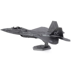 DCD Model Kit Lockheed Martin F-22 Raptor Stealth Aircraft United States Air Force Moderate Difficulty Steel Metal Model