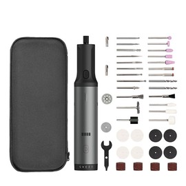 Electric Engraving Pen, USB Rechargable Engraving Pen with 42 Bits, Cordless Etching Engraving Tool, 5-Speed (10000-28000 RPM) Portable DIY Rotary Engraver for Sanding Polishing Drilling DIY Crafts