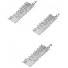luvilly3PCS Metal Plate Thickness Gauge, Thickness Gauges Coating Size Detection