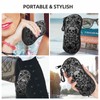 Gothic Skull Black Soft Sunglasses Case for Men Women, Ultra