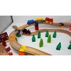 4 Pack Green Train Track Bridge Adapter Compatible with Brio