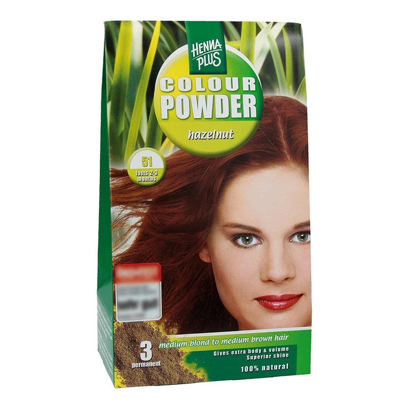 Henna Plus Colour Powder - hazelnut