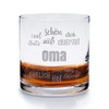 printplanet - Whiskyglas mit Namen Oma graviert. - Leonardo® Whiskeyglas