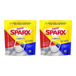 Asperox Bulaşık Makinesi Deterjanı Kapsülü, 30 Yıkama, 2'li Paket