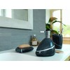 Spirella Etna Stone Soap Dispenser Polyresin Black White Stone Effect