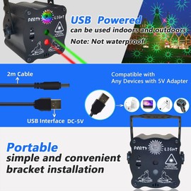 Atotalof Party Lights, Disco Ball DJ Light with Remote Control - Sound Activated Stage...