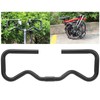 Ultralight Aluminium Alloy Folding Bicycle Bike Conversion P Handlebar 25.4x490mmblack