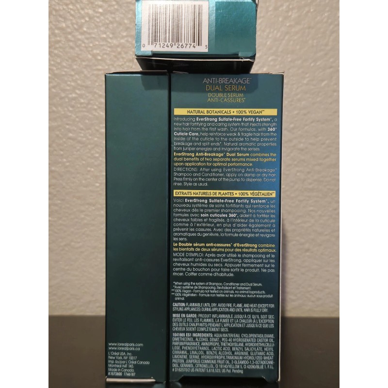 L'Oréal Lot of 3 - L’OREAL PARIS HAIR EXPERTISE EVERSTRONG