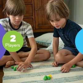 Mobi Ultimo Kids Dice Game, 1 Minute Strategy & Learning Activities for Kids and Family, Portable Travel Dice Games for 2 Players with 15 Dices (Ages 8+)