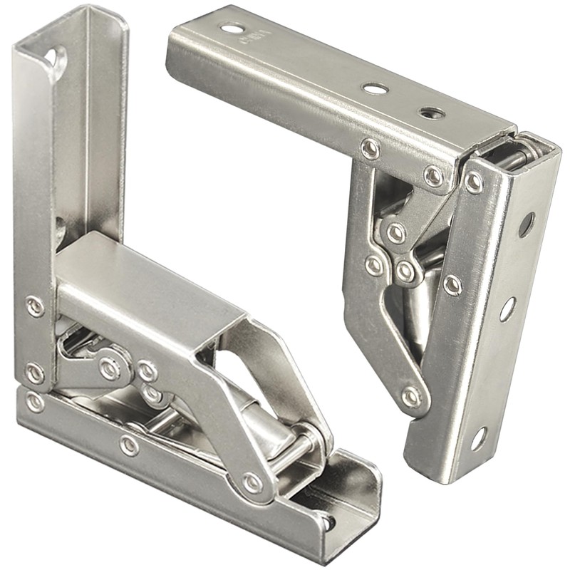 4 PCS 90-Degree Foldable Hinges for Cabinets