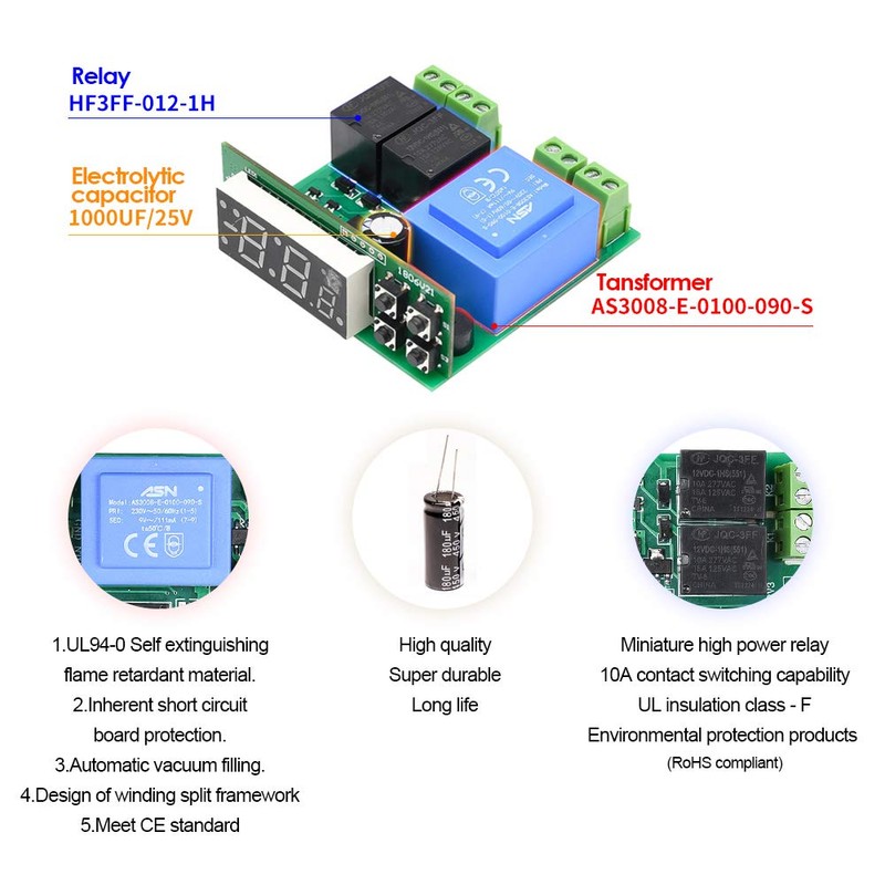 diymore STC-1000 Pro Temperature Controller AC 220V All-Purpose Digital Thermostat