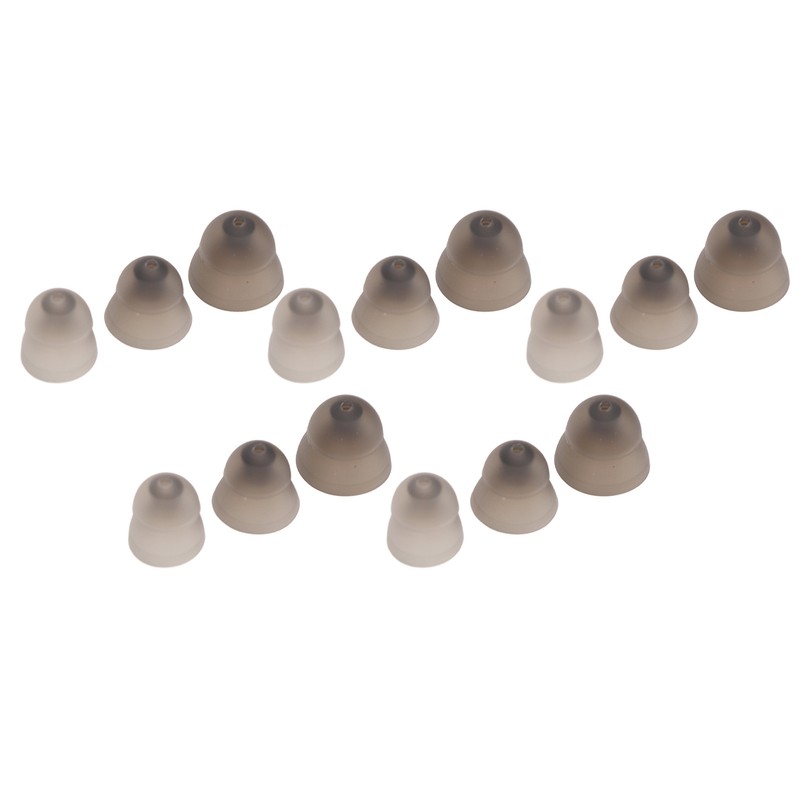 15pcs Hearing Amplifier Ear Plugs 2 Layers Silicone Soft Round