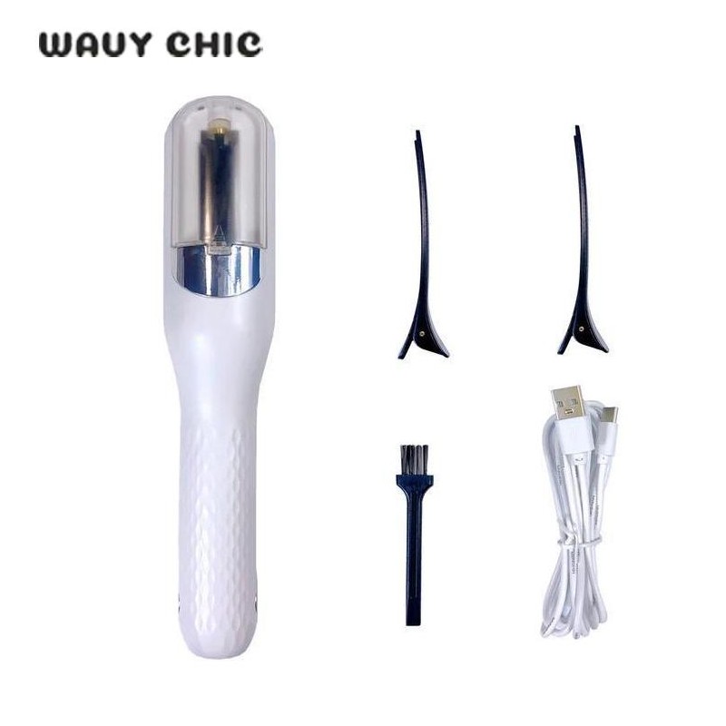 [Wavy Chic] Cordless Split End Trimmer - Repair and CareSystem:_Pink