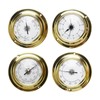 4-Pack Mini Hygrometer Thermometer, Weather Station Set, Portable Marine Wall