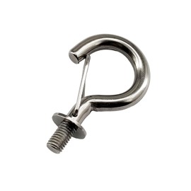 jinrowphee Stainless Steel Rigging Spring Hooks Connector Hooks Screw Hooks Lamp Hooks M10 4pcs