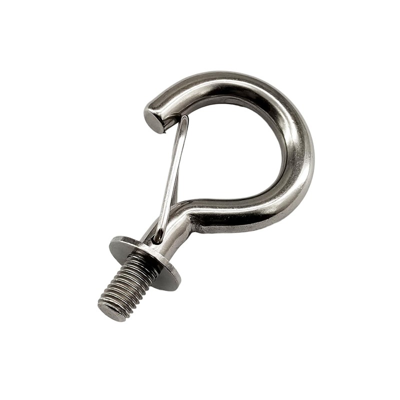 jinrowphee Stainless Steel Rigging Spring Hooks Connector Hooks Screw Hooks