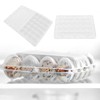 Cabilock Pack of 12 24 Egg Boxes Quail Eggs Transparent