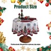 Embhlitfe Christmas Table Cloth Circular Tablecloth Rectangular Party Coffee Table