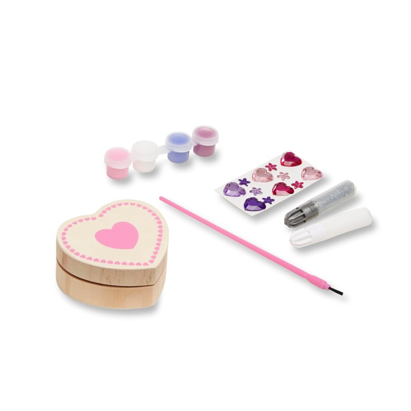 Melissa & Doug Created by Me! Heart Box Wooden Craft