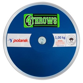 Polanik Fiber Glass Discus - 80%, IAAF World Athletics Certified, Track & Field Discuses, High School, Colleges, Men, Women, Everyone - (0.8kg)