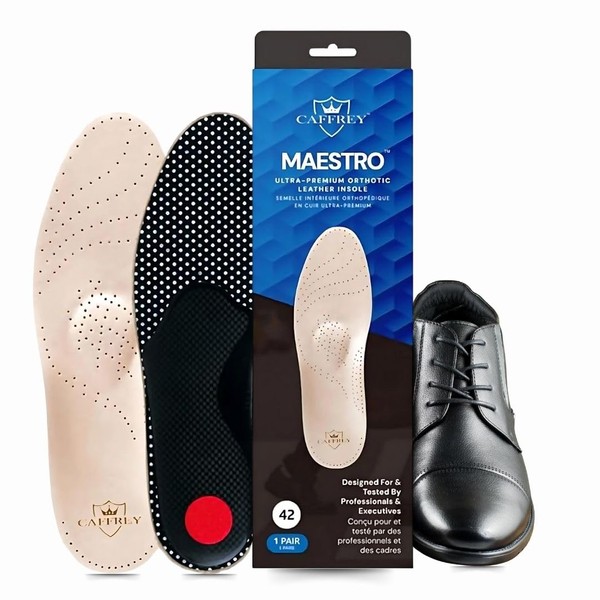Caffrey Maestro Anatomical Precision Insoles - Prevent Flat Feet -