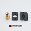 JQK Closet Door Ball Catch Hardware, Stainless Steel Catch Adjustable