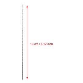 12PCS Scroll Saw Blades, Wood Saw Blades, Spiral Teeth Wood Metal Plastic Cutting High Carbon Steel, 5.12 Inch, for Wood Metal Plastic Cutting Sawing Carve (4# Saw Blade)