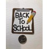 HANDMADE Paper Die Cut 1 Back to School   / Card Embellishment