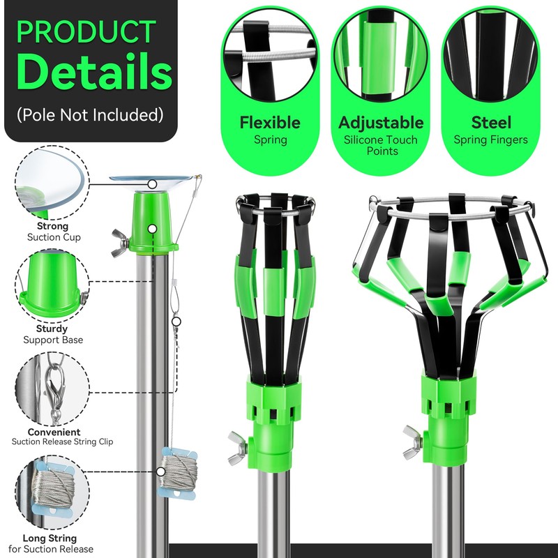 Dreyoo 3 Pieces Set Light Bulb Changer, Standard Incandescent, Floodlight