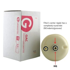 A2O WATER - MADE IN USA, Granular Activated Carbon Replacement Alkaline Water Filter with Heavy Metal Reduction for SD501, DX II, Toyo and Impart, (See Image to Identify The Models) (HG)