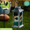 Team Sports America Evergreen Solar Garden Lantern, Carolina Panthers