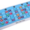 Colour Coded Bass Guitar Fretboard Music Chart Wide for Any