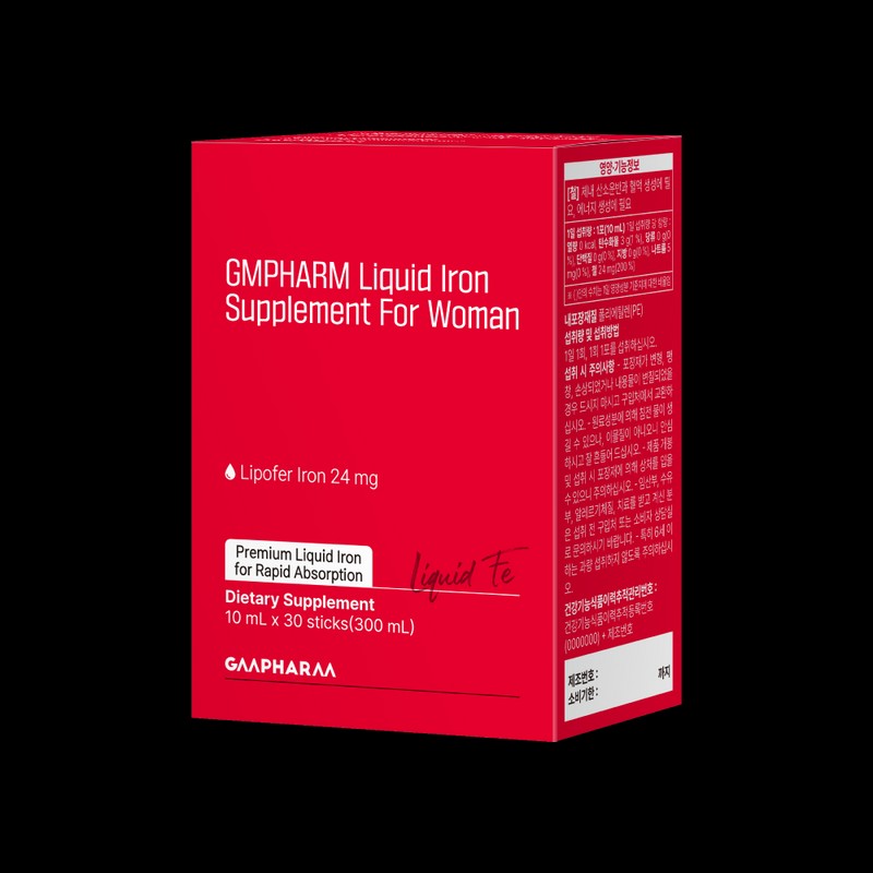 GM Pharm Pregnant Women Lipoper Liquid Iron Supplement 30 packets,