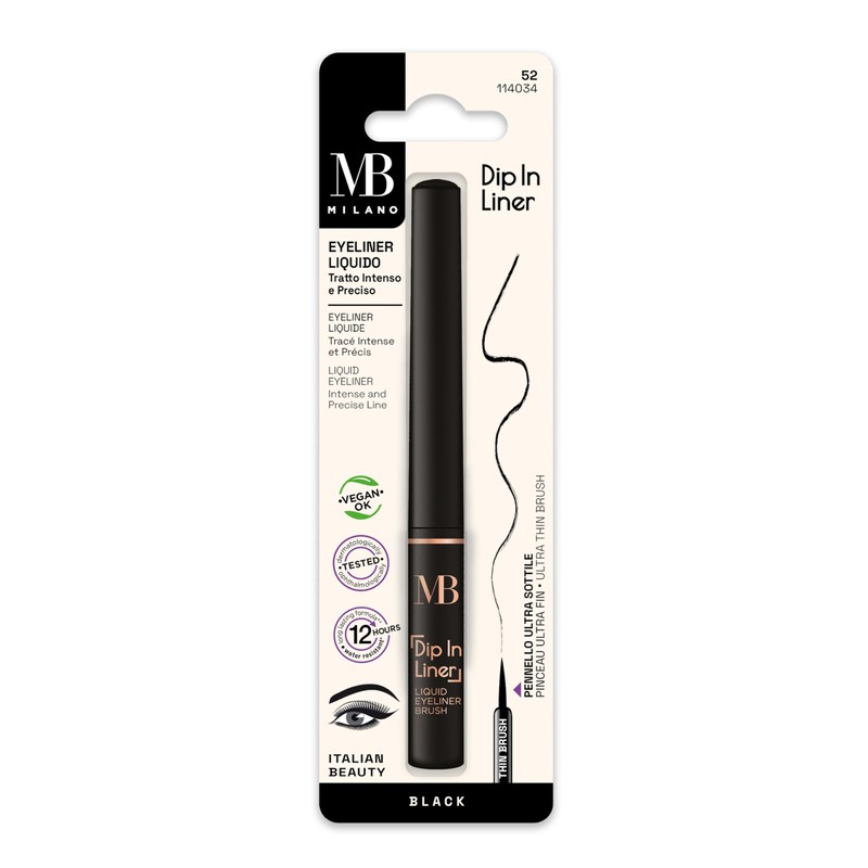 MB Milano - Eyeliner Ultra Thin Intense Colour Black Precise