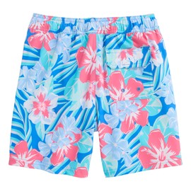 vineyard vines Boys Chappy Trunks, Floral Tide Blue