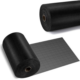 Wesnoy 1 Roll Vent Mesh 8 Inch x 164 ft Fiberglass Screen Mesh Vent Screen Vent Mesh for Window Wall Ceiling Floor Repair Replacement