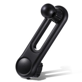 17mm Ball Mount Extension Arm, 2.04 Inch Adjustable Length, 360-Degree Ball Mount Rotatable Extension 17mm Female to Male Balls Extender for Car Phone Holder, Black